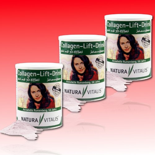 Natura Vitalis Collagen-Lift-Drink 3D Johannisbeere - 2 x 800g Preisvergleich
