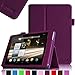 Fintie Acer A1-810 Folio Case - Premium PU Leather Cover Stand With Stylus Holder for Acer Iconia A1-810 7.9-Inch Android Tablet - Purple