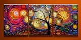 Modern Oil Painting on Canvas Stretched-framed - Special Life - Ready to Hang - ytg0029