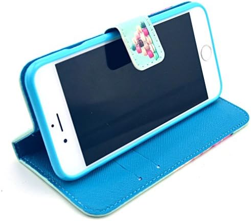 For iphone 6 Plus(5.5'') Case,Anchor Style Premium PU Leather Slim Fit Folio Magnetic Wallet Stand Shell Cover Case with Credit Card Holders Compatible with Apple iPhone 6 Plus 5.5''