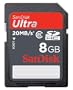 SanDisk ULTRA SDHC 8GB Class 4   Flash Memory Card SDSDRH-008G-A11