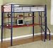 Spider Web Twin Study Loft Bed - Powell