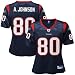 Houston Texan Jerseys : Reebok NFL Equipment Houston Texan #80 Andre Johnson Ladies Navy Blue Replica Football Jersey