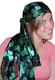 St.Patrick's Day Silk Shamrock Scarf