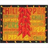 Magic Slice 12 x 15 Chili Peppers Design Cutting Board MS0059