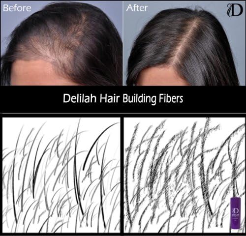 LIGHT BROWN color Delilah Best Hair Loss Concealer Building Fibers CONTAINER With 25grams FREE SHIPPING USA Also Fits Toppik Xfusion Spray Applicators