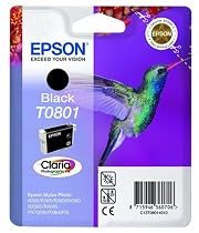 Epson Original T0801 Claria Black Ink Cartridge