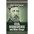 Civil Disobedience and Other Essays (Dover Thrift Editions)