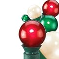 Pearl String Lights - Red/ White/ Green