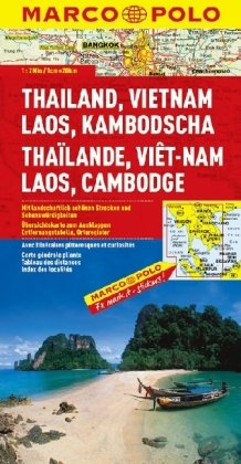 Marco Polo Kontinentalkarte Thailand, Vietnam, Laos, Kambodscha 1 : 2 000 000: Mit landschaftlich schönen Strecken und Sehenswürdigkeiten. ... Ausklappen, Entfernungstabelle, Ortsregister Marco Polo Kontinentalkarte Thailand, Vietnam, Laos, Kambodscha 1 : 2 000 000: Mit landschaftlich schönen Strecken und Sehenswürdigkeiten. ... Ausklappen, Entfernungstabelle, Ortsregister