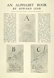 1912 Article Children Alphabet Book Illustrations English Artist Edward Leer - Original Print Article