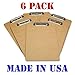Universal 05562 Hardboard Clipboard, 1/2-Inch Capacity, Holds 8 1/2w x 12h, Brown, 6/Pack