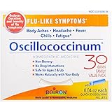 Boiron Oscillococcinum for Flu-like Symptoms Pellets, 30 Count/0.04 Oz each