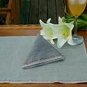 HomeMattersMost Organic Cotton Napkins and Table Mats - Set of 6 (Forest)