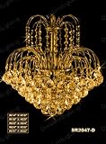 Chandelier 30% lead Crystal # SR2047DS16ag Size W18 x H20
