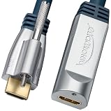 Clicktronic HC 255-1500 HDMI Verl&auml;ngerungskabel mit Lock System 15 m