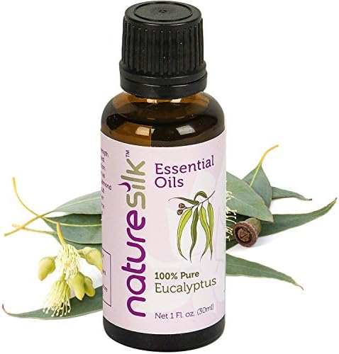 Nature Silk Eucalyptus Oil 100% Pure Natural Therapeutic Grade Essential Oil Drops - 30 ml.