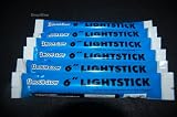 Set of 6 Blue Jumbo 6 Inch 12 Hour Safety Glow Light Sticks