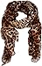 Calonice Amorino Women's Scarf Leopard Animal Print 72 x 37 inches