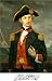 John Paul Jones (1747-92) Painting 8 1/2 X 11 Color Photograph w/ Signature