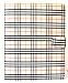Brown / Tan with White Red Cross Checker Plaid Fabric Style for Apple Ipad Tablet Book Style Case with Magnetic Closure Clasp and Inside Pocket with Card Slots + Premium Precut Screen Protector / Guard