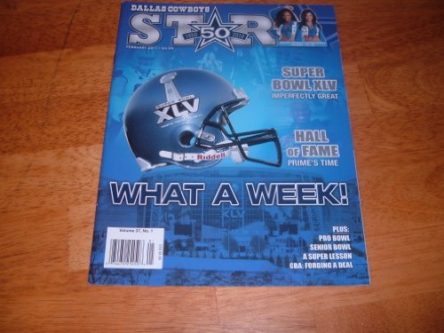 Dallas Cowboys Star magazine, February 2011-Super Bowl XLV issue