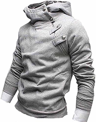Men's Oblique Zipper Jacket Cosplay Costumes Hoodie Coat