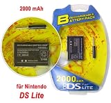 Nintendo Ds Lite Ndsl Rechargable 2000 Mah Battery