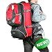 Leopard 60 travel rucksack (red)