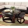 Marion Round Cocktail w/ 4 Backless Stools By Ashley Furniture