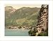 Axenstrasse and Brunnen Lake Lucerne Switzerland, c. 1890s, (L) Library Image