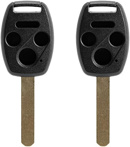 2 HONDA REPLACEMENT REMOTE KEY KEYLESS FOB CASE UNCUT BLADE SHELL NO CHIP HOLDER