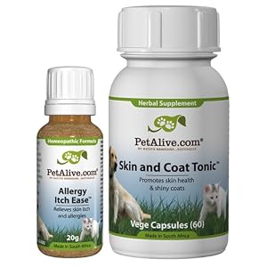 PetAlive Allergy Itch Ease and Skin & Coat Tonic ComboPack