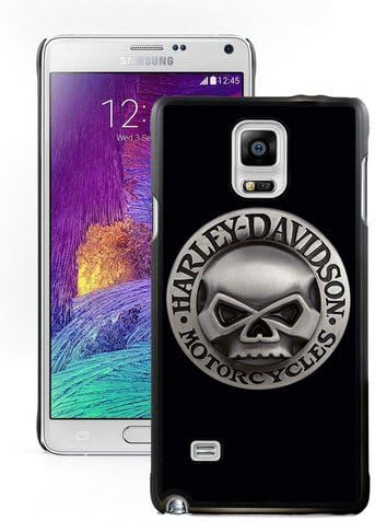 Note 4 Case,Harleydavidson 17 Black Samsung Galaxy Note 4 Shell Phone Case