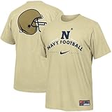 Nike - Nike Navy Midshipmen Gold 2008 Practice T-shirt
