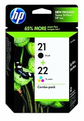 HP 21/22 Ink Cartridge,Combo Pack