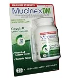 Maximum Strength Mucinex DM Expectorant and Cough Supressant 12 Hour Tablets (Pack of 38)