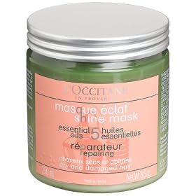 L'Occitane Masque Rèparateur (Repairing Shine Mask for Dry & Damaged Hair), 8.8-Ounce Jar