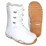 Nitro Barrage Snowboard Boots Women's Size 7.5 White/Gold