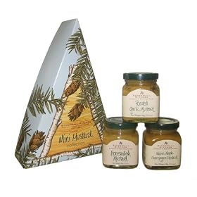 Stonewall Kitchen Mini Mustard Tree Gift Collection: Roasted Garlic, Maine Maple Champagne... by Stonewall Kitchen