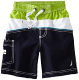 Nautica Sportswear Kids Boys 8-20 Colorblock Swim Trunk