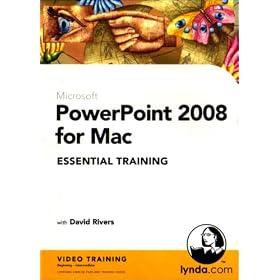 PowerPoint 2008 for Mac Essential Training (PC DVD)
