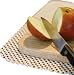 Kitchen & Housewares : 4 Non-Slip PLACEMATS in innovative StayPut fabric (Almond) - prevents tableware from slipping and protects your table surface. Ideal for your home, boat, caravan or nursery