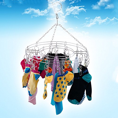 JAPAN SOLUTIONS Heavy Duty Laundry Clothesline Hanging Rack for Drying