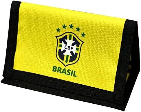 Brasil CBF Official Football Crest Velcro Wallet (One Size) (Yellow)