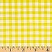Richland Textiles Richcheck 60in Gingham Check 1/4in Yellow Fabric by The Yard, Yellow