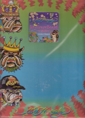 Ed Hardy Dry Erase Board w/ Marker and 2 Magnets