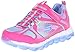 Skechers Kids Skech Air-80358L Bungee and Strap Sneaker (Little Kid/Big Kid),Neon Pink/Periwinkle,1 M US Little Kid