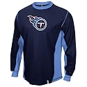 Reebok Tennessee Titans Navy Blue Downforce Constructed Long Sleeve Premium T-shirt