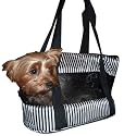HDP Small animal pet carrier travel tote Small Black